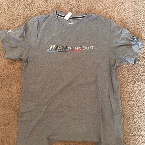 Puma Gray Motorsport Logo Short Sleeve Tee